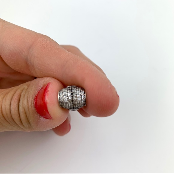 Pandora Heart shaped Pavé Charm Bracelet silver - Picture 11 of 16